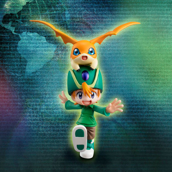 Patamon, PicoDevimon, Takaishi Takeru, Digimon Adventure, MegaHouse, Pre-Painted, 1/10, 4535123817588