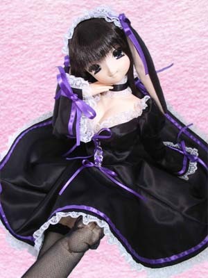 Miyabi [107051] (Lop-eared Lolita dress, Black), Mama Chapp Toy, Obitsu Plastic Manufacturing, Action/Dolls, 1/3