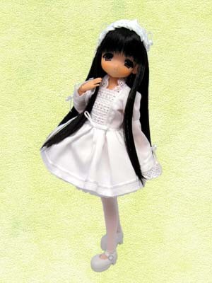 Hina-chan [107064] (Gothic Lolita, White), Mama Chapp Toy, Obitsu Plastic Manufacturing, Action/Dolls, 1/6