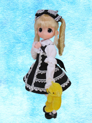 Moko-chan [107066] (Sweet Roridoresu Wind Young Lady, Black), Mama Chapp Toy, Obitsu Plastic Manufacturing, Action/Dolls, 1/6