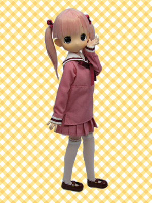 Moko-chan [107144] (Good Friend Set, Rose Pink Sailor), Mama Chapp Toy, Obitsu Plastic Manufacturing, Action/Dolls, 1/6