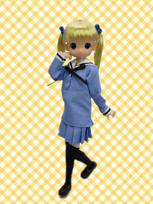 Moko-chan [107145] (Good Friend Set, Lavender Blue Sailor), Mama Chapp Toy, Obitsu Plastic Manufacturing, Action/Dolls, 1/6