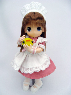 Chokochoko Moko-chan, Moko-chan [107146] (Pink Maid Dress), Mama Chapp Toy, Obitsu Plastic Manufacturing, Action/Dolls, 1/6