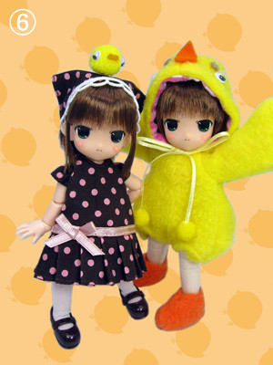 ChiiChi-chan, Chokochoko ChiiChi-chan [107158] (DX Chickabiddy With Dress Set [Kyoro-me-chan]), Mama Chapp Toy, Obitsu Plastic Manufacturing, Action/Dolls, 1/6