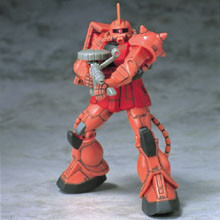MS-06S Char Aznable's Zaku II Commander Type, Kidou Senshi Gundam, Bandai, Action/Dolls