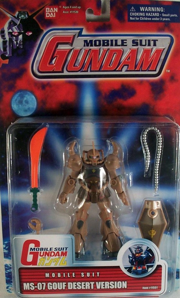 MS-07 Gouf Desert Version, Kidou Senshi Gundam, Bandai, Action/Dolls