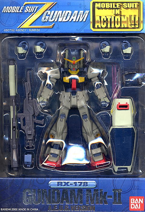 RX-178 Gundam Mk-II (A.E.U.G.), Kidou Senshi Z Gundam, Bandai, Action/Dolls