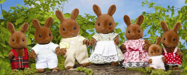 Chairo Usagi Shimai, Sylvanian Families, Epoch, Action/Dolls