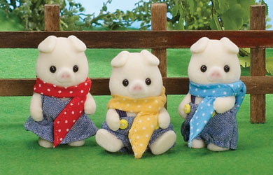 Buta Onna No Aka-chan, Sylvanian Families, Epoch, Action/Dolls