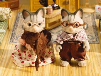 Haiiro Neko Ojii-san, Sylvanian Families, Epoch, Action/Dolls