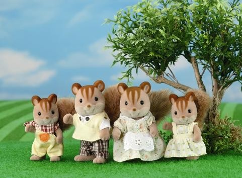 Walnut Risu Shimai, Sylvanian Families, Epoch, Action/Dolls