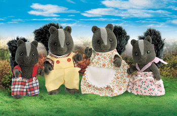Skunk Shimai, Sylvanian Families, Epoch, Action/Dolls