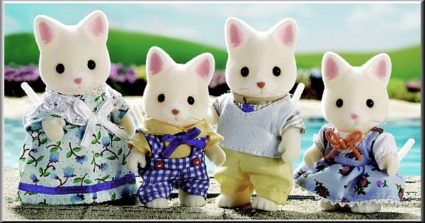 Silk Cat Family [108032] (Father), Sylvanian Families, Epoch, Action/Dolls