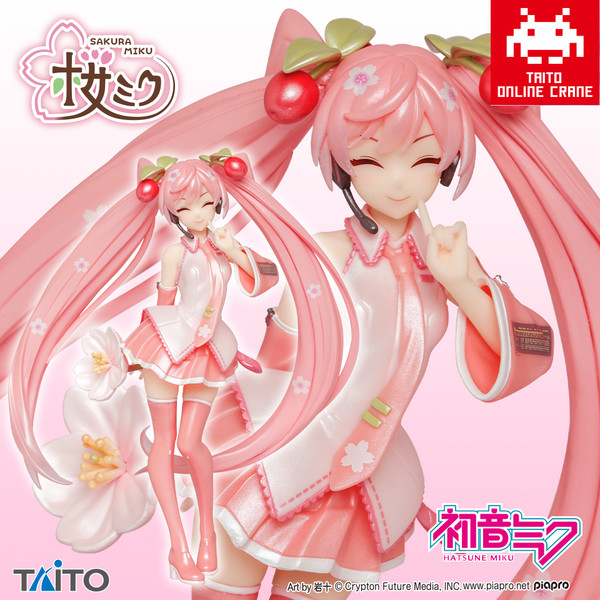 Hatsune Miku (Sakura, 2021. Taito Crane Online Limited), Piapro Characters, Taito, Pre-Painted
