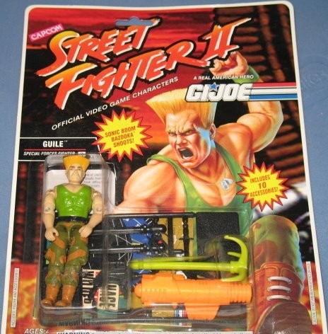Guile, Street Fighter II, Hasbro, Action/Dolls