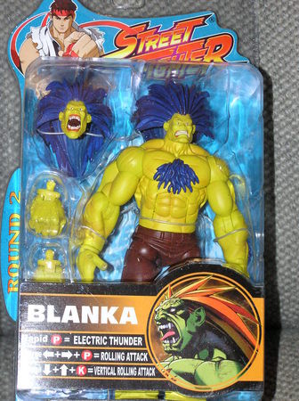 Blanka (Yello/blue variant), Street Fighter, Street Fighter II, SOTA, Action/Dolls