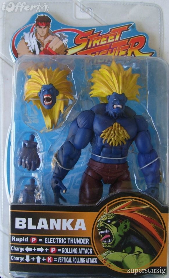 Blanka (Blue/yellow variant), Street Fighter II, SOTA, Action/Dolls