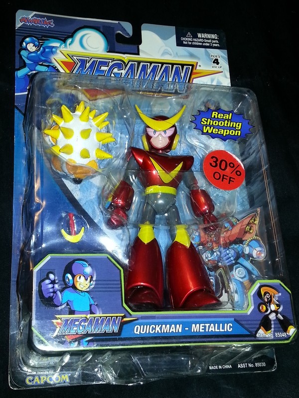 Quickman (Metallic), Rockman, Jazwares, Action/Dolls