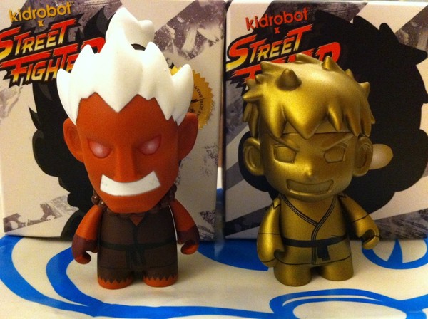 Ryu (Gold), Street Fighter II, Kidrobot, Action/Dolls