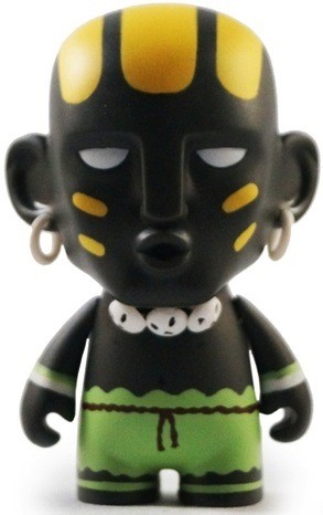 Dhalsim (Black/yellow variant), Street Fighter II, Kidrobot, Action/Dolls