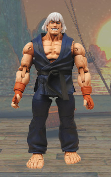 Ken Masters (Blue variant), Street Fighter IV, NECA, Action/Dolls