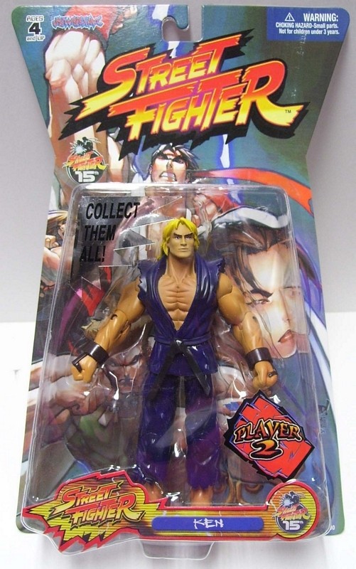 Ken Masters (Blue variant), Street Fighter, Street Fighter II, Jazwares, Action/Dolls