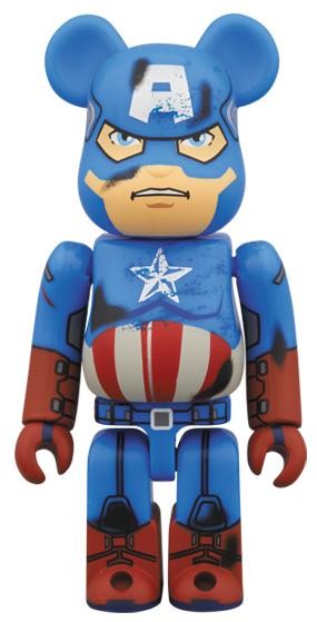 Captain America (Battle Damaged), The Avengers, Medicom Toy, Action/Dolls