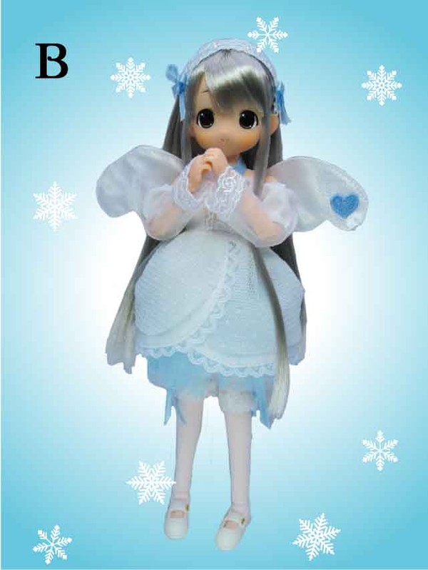 Moko-chan [108824] (The Smile of an Angel, Blue White Dress (Silver-haired, smiling )), Mama Chapp Toy, Obitsu Plastic Manufacturing, Action/Dolls, 1/6