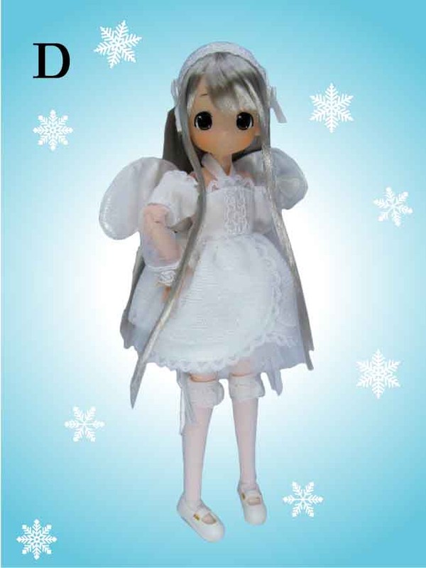Moko-chan [108826] (The Smile of an Angel, Pearl white dress (Silver-haired, normal )), Mama Chapp Toy, Obitsu Plastic Manufacturing, Action/Dolls, 1/6