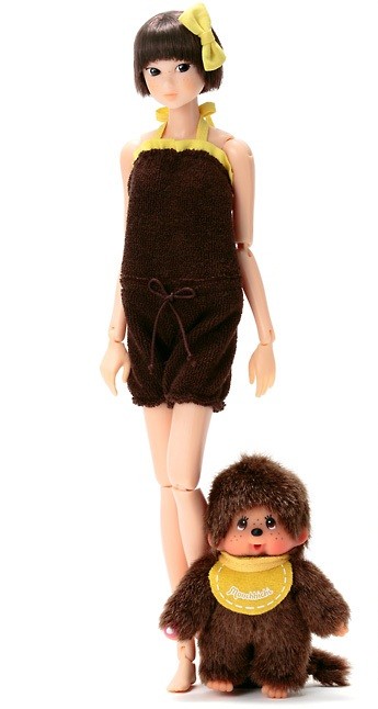 Momoko Doll, Wake-Up momokoDOLL (WUDsp) [108974] (Monchhichi yellow), Sekiguchi, Action/Dolls, 1/6