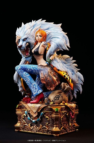 Nami (One Piece Log Collection Large Statue), One Piece, Plex, Pre-Painted, 1/4