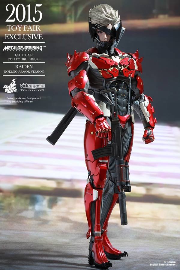 Raiden (Inferno Armor), Metal Gear Rising: Revengeance, Hot Toys, Action/Dolls, 1/6