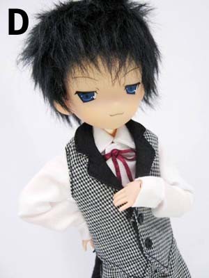 Chicchana Boy's, Kiryuu Saito [109699] (Butler, Black), Mama Chapp Toy, Obitsu Plastic Manufacturing, Action/Dolls, 1/6