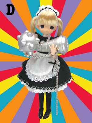 Okkina Weapon (Black Maid (Blonde, Smile )), Mama Chapp Toy, Obitsu Plastic Manufacturing, Action/Dolls, 1/6