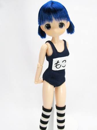 Moko-chan [110639] (Navy blue sailor x navy blue swimsuit x dark blue hair), Mama Chapp Toy, Obitsu Plastic Manufacturing, Action/Dolls, 1/6