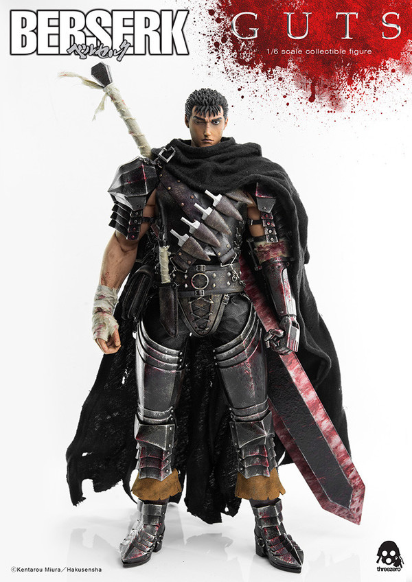 Guts, Berserk, ThreeZero, Action/Dolls, 1/6, 4580416920537