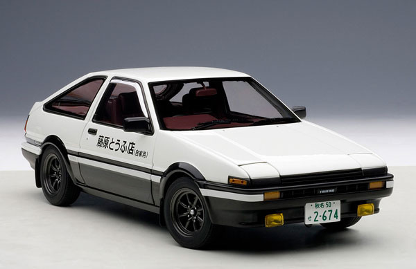 Toyota Sprinter Trueno (AE86) (Legend 1 -Kakusei-), Shin Gekijouban Initial D, Autoart, Action/Dolls, 1/18, 0674110787986