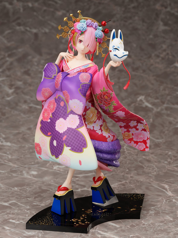 Ram (Oiran Douchuu), Re:Zero Kara Hajimeru Isekai Seikatsu, FuRyu, Pre-Painted, 1/7, 4589584952920