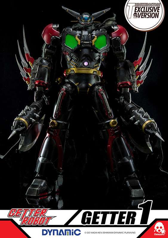 Getter 1 (Black Edition), Getter Robo, ThreeZero, Action/Dolls