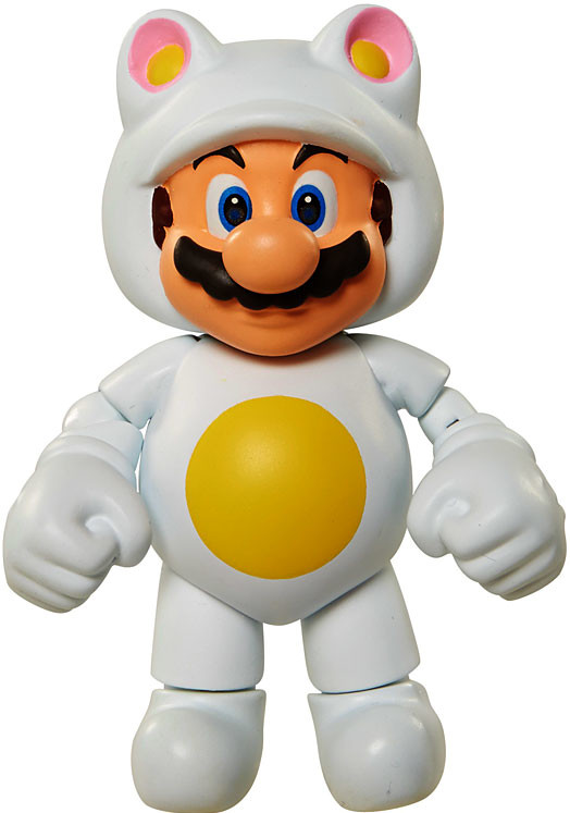 Mario (Tanuki Suit, White), Super Mario Brothers, Jakks Pacific, Action/Dolls