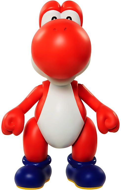 Yoshi (Red), Super Mario Brothers, Jakks Pacific, Action/Dolls