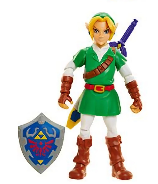 Link, Zelda No Densetsu Toki No Ocarina, Jakks Pacific, Action/Dolls