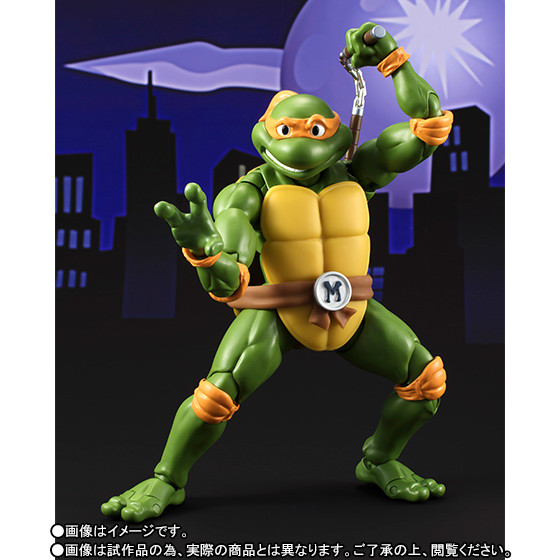 Michelangelo, Teenage Mutant Ninja Turtles, Bandai, Action/Dolls