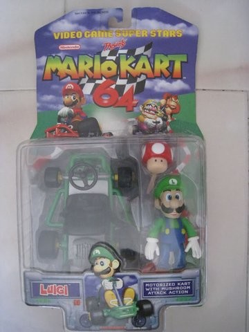 Luigi, Mario Kart 64, Toybiz, Action/Dolls