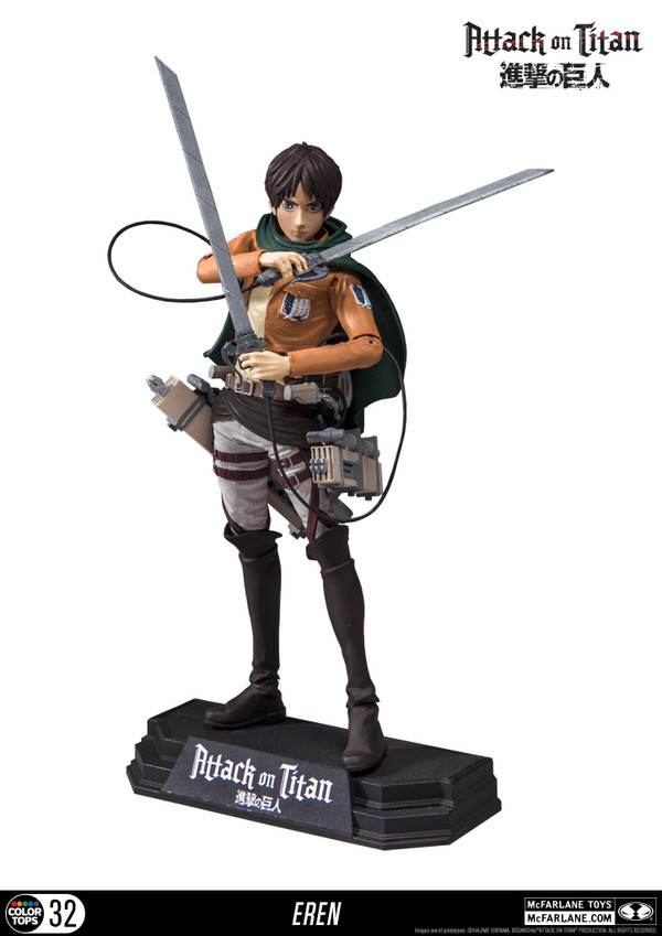 Eren Yeager, Shingeki No Kyojin, McFarlane Toys, Action/Dolls