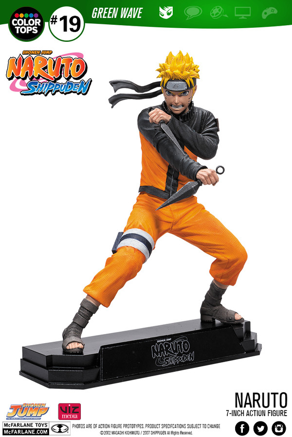 Uzumaki Naruto, Naruto Shippuuden, McFarlane Toys, Action/Dolls