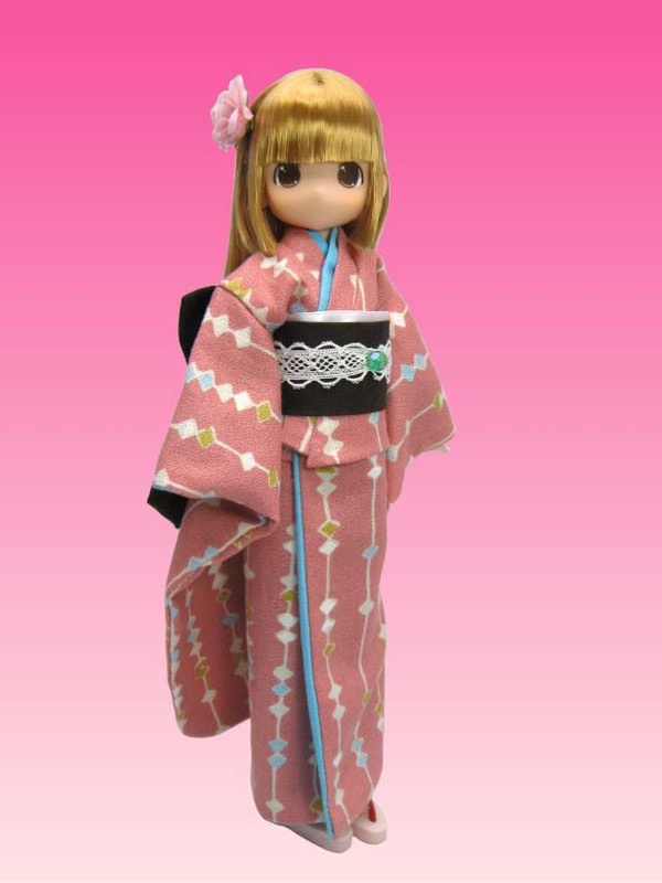Moko-chan [113467] (Kimono, Pink), Mama Chapp Toy, Obitsu Plastic Manufacturing, Action/Dolls, 1/6