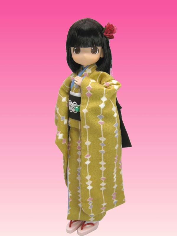 Moko-chan [113468] (Kimono, Yellow), Mama Chapp Toy, Obitsu Plastic Manufacturing, Action/Dolls, 1/6