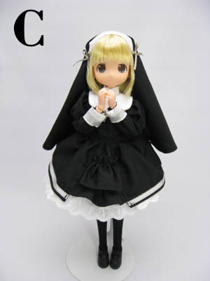 Moko-chan [113469] (Mission Lolita uniform, Black), Mama Chapp Toy, Obitsu Plastic Manufacturing, Action/Dolls, 1/6
