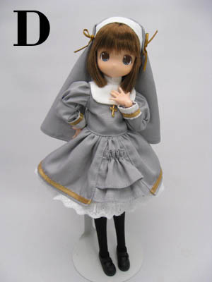 Moko-chan [113470] (Mission Lolita uniform, Grey), Mama Chapp Toy, Obitsu Plastic Manufacturing, Action/Dolls, 1/6